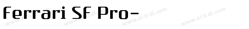Ferrari SF Pro字体转换